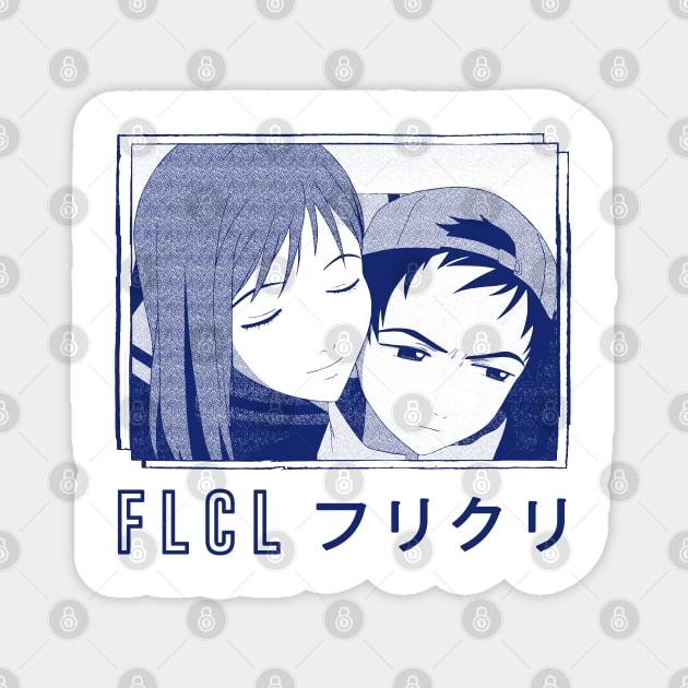 Fooly Cooly (FLCL) -- Vintage Faded Aesthetic Magnet by unknown_pleasures