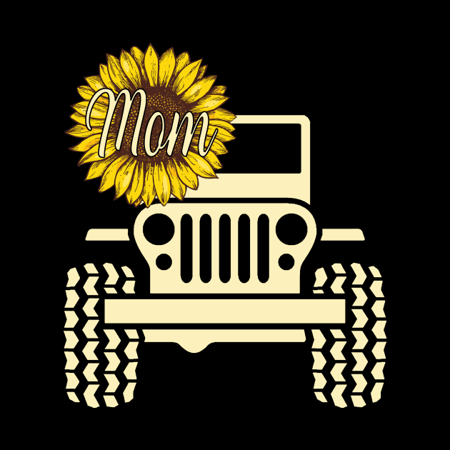 Jeep Sunflower Jeep Mom Jeep Women by Jane Sky