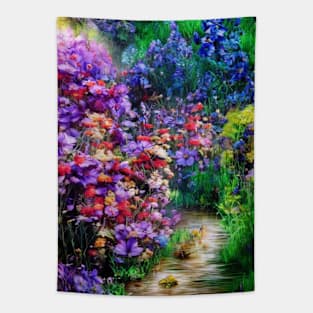 floral landscape Tapestry