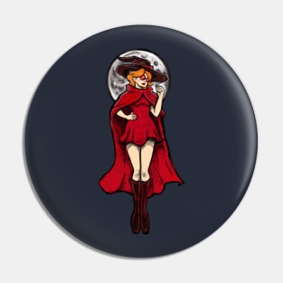 Red Witch Pin