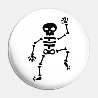 Danse Macabre of Skeletons Pin