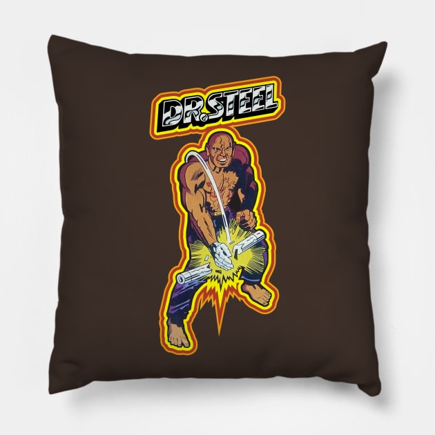 Dr. Steel Pillow by HustlerofCultures