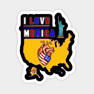 I love America Magnet