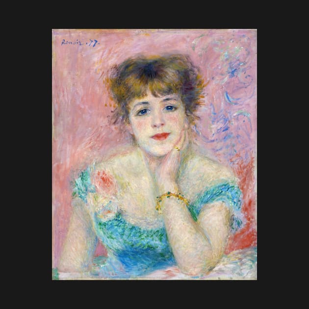 Portrait of Jeanne Samary by Renoir by MurellosArt