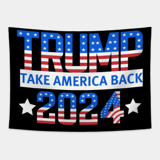 Trump 2024 Take America Back Tapestry