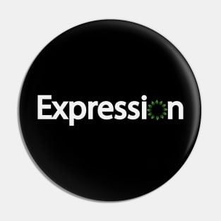 Expression creative artistic text design Pin