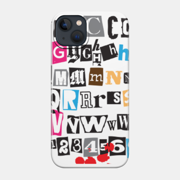 Alphabet - Alphabet - Phone Case