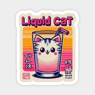 Liquid Cat Magnet