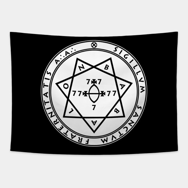 Star of Babalon Tapestry by KhanasWeb