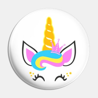 Unicorn rainbow fantasy Pin