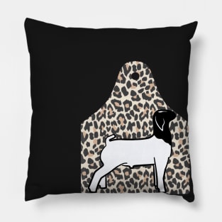 Cheetah Ear Tag - Market Goat - NOT FOR RESALE WITHOUT PERMISSION Pillow