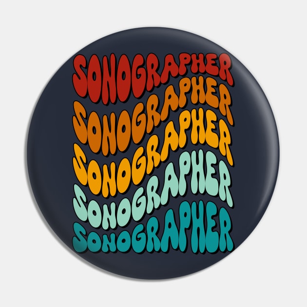 Sonographer Pin by TrendyPlaza