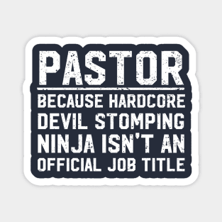 Funny Pastor Magnet