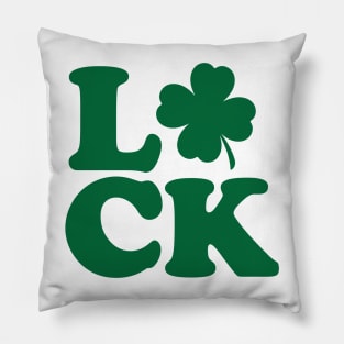 Shamrock Luck Pillow