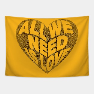 Stand With Ukraine, All we Need is Love, Dark Heart Tapestry