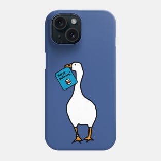 Happy Birthday Gaming Goose Cute Animals Design Phone Case