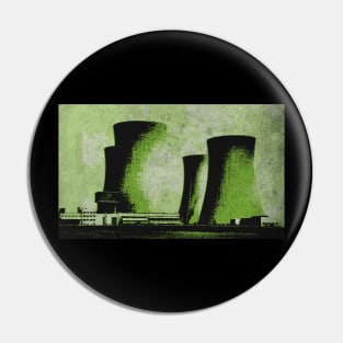 Nuclear Postcard Pin