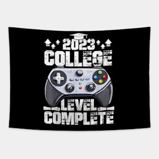 College Level Complete Video Game Gamer Men Graduation Tapestry