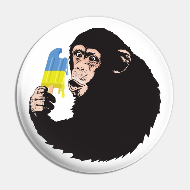 Oooooz Chimp Pin by zomboy