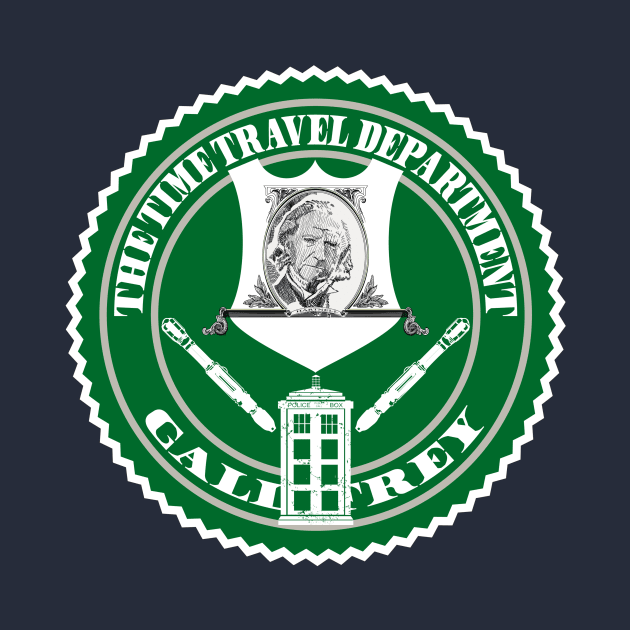 GALLIFREY TIME TRAVEL DEPARTMENT by KARMADESIGNER T-SHIRT SHOP