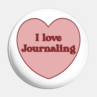 I love journalling heart aesthetic dollette coquette pink red Pin