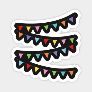 rainbow flags Magnet