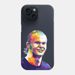 Haaland In WPAP Illustration Phone Case