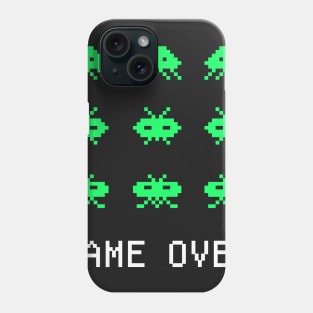 Game Over - Retro Arcade Gaming Pixel Art Phone Case