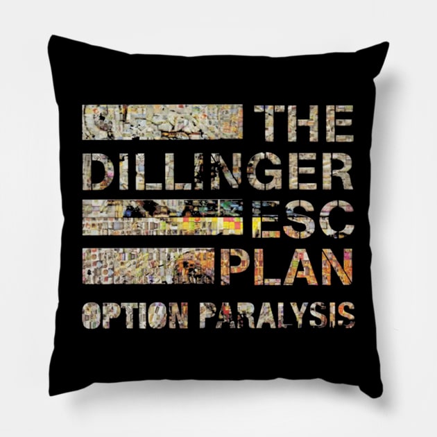 THE DILLINGER ESCAPE PLAN MERCH VTG Pillow by StuckFindings