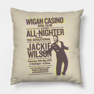 jackie wilson wigan casino graphic Pillow