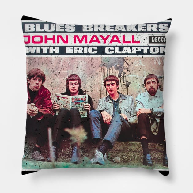 john mayall & the bluesbreakers Pillow by wallofgreat