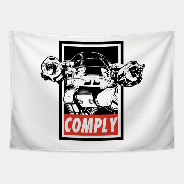 COMPLY Tapestry by DonCalamari