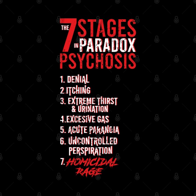 UMBRELLA ACADEMY 2: THE 7 STAGES IN PARADOX PSYCHOSIS (BLACK/GRUNGE) by FunGangStore