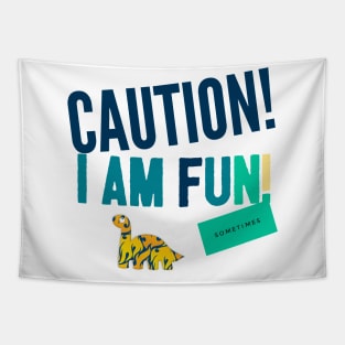 Caution, I am fun... sometimes Tapestry