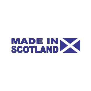 Made In Scotland with St Andrews flag / Saltire T-Shirt