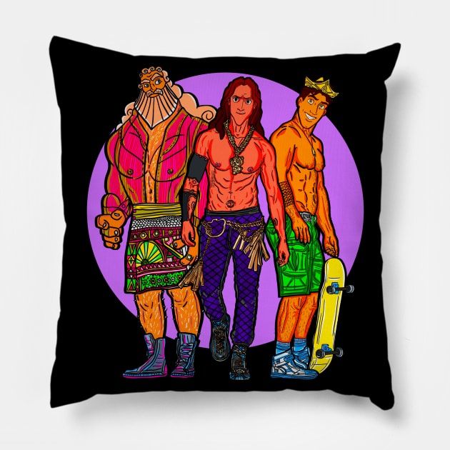 Tarzan, King Neptune & Naveen Pillow by Little Monkey