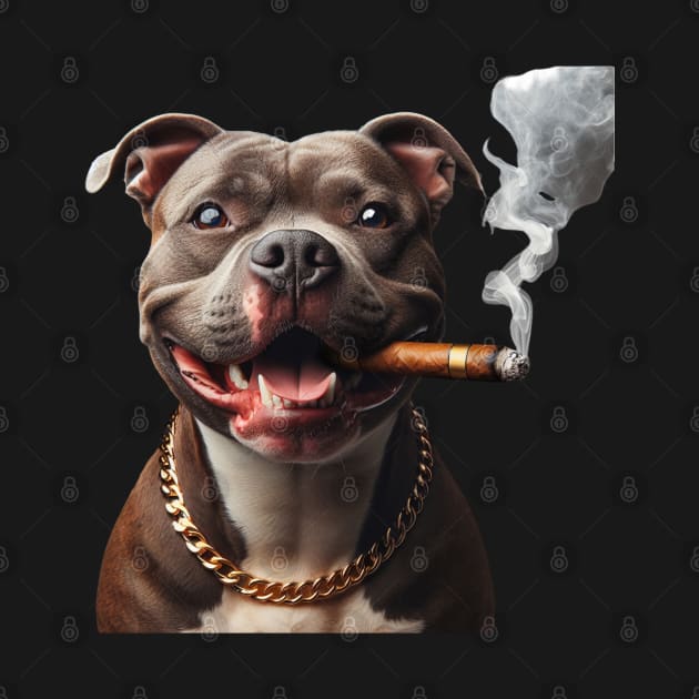 The Dog Life Brown Pitbull Cigar by MugMusewear