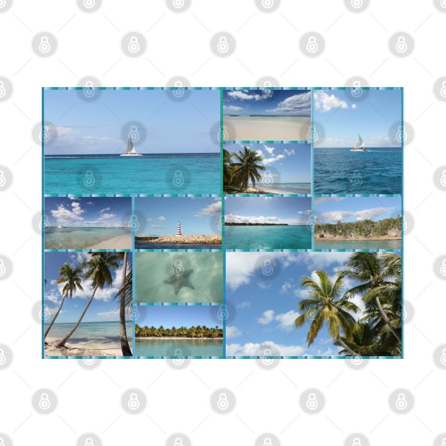 Great Tropical Paradise Caribbean Photo Collage by Christine aka stine1