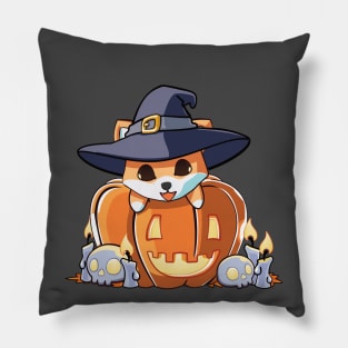 Shiba in a pumpkin Pillow