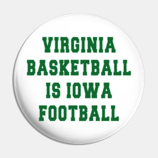 virginia basketball is iowa football Pin