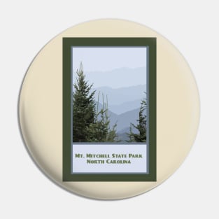 Vintage Travel Mt Mitchell Pin