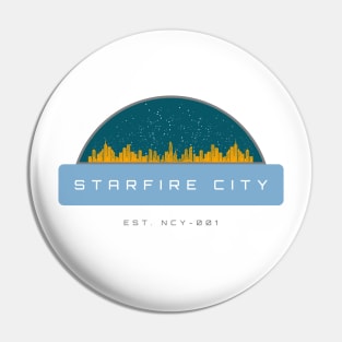 Starfire City | Night Sky Pin