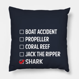 No Boat Accident Pillow