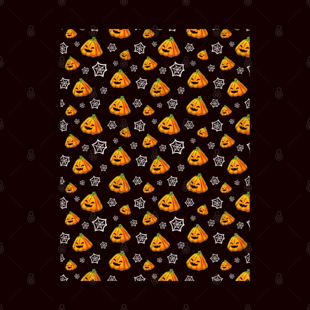 Halloween Pumpkin Pattern by vanyroz