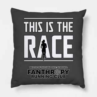 This Is The Race Pillow