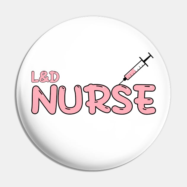 Labor and Delivery Nurse Red Pin by MedicineIsHard