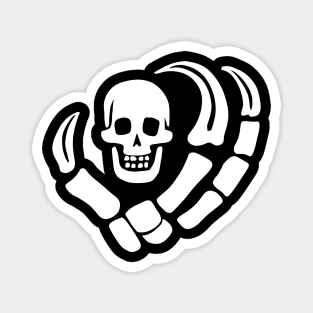 Claw Hand Jolly Roger Magnet