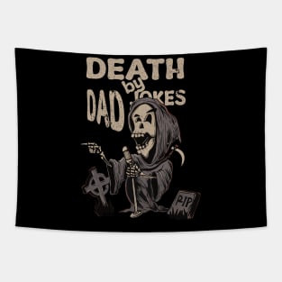 DEATH BY DAD JOKES - Grim Reaper Open Mic Tapestry