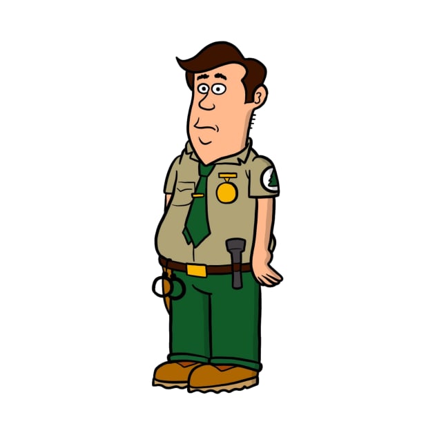 Brickleberry - Steve Williams - Ranger of the month! by humoursimpson