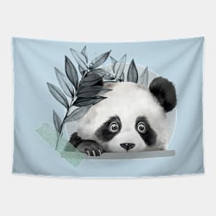 Cute Woodland Baby Panda . Tapestry